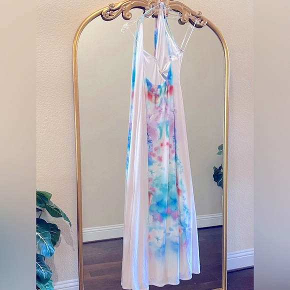 AFRM Suzanne Power Mesh Maxi Dress Size XL - Picture 6 of 11